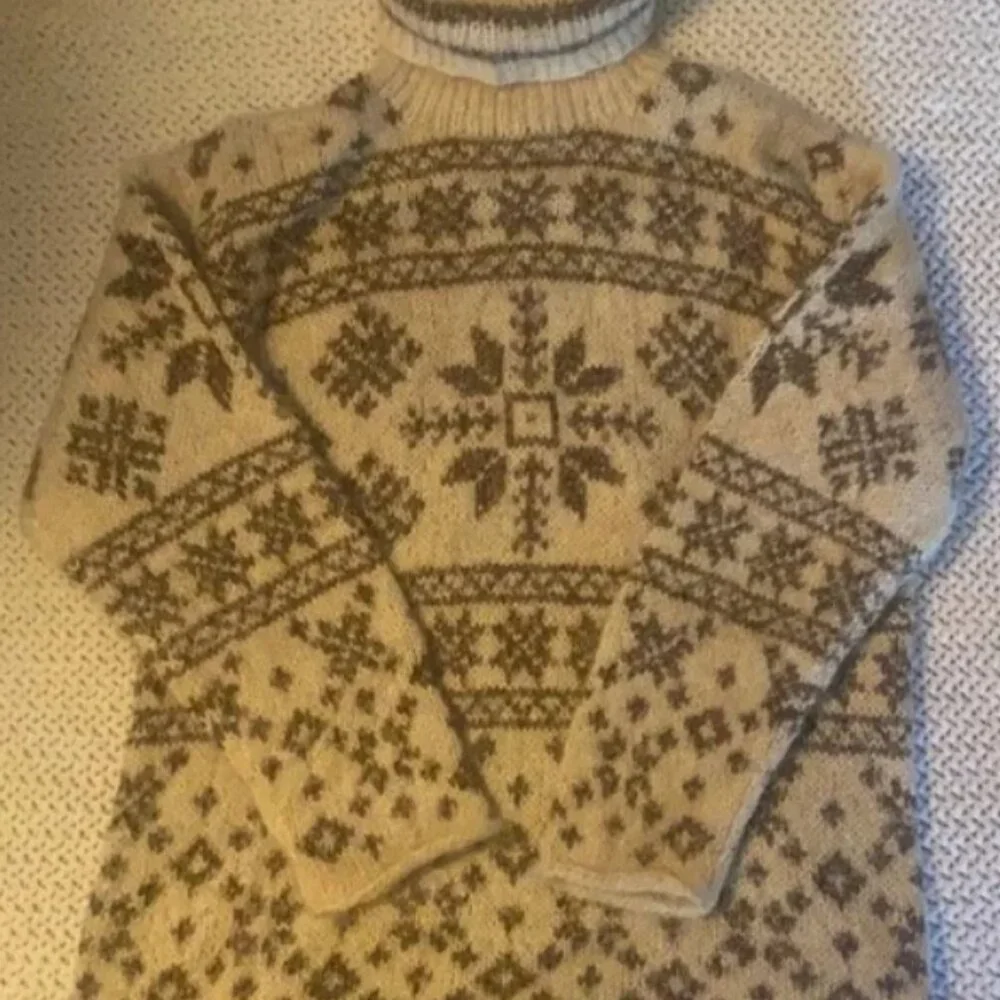 Ralph Lauren Vintage Fair Isle Mohair/Wool Sweater- Women’s Medium - Picture 1 of 7